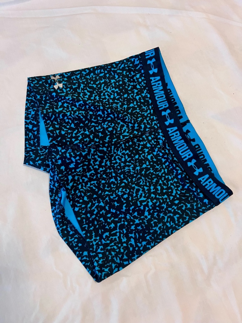Under Armour Blue & Black Camo Performance Shorts